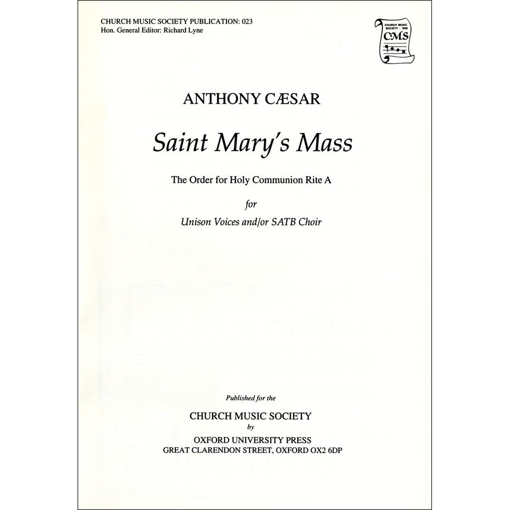 Caesar, Anthony - St Mary's Mass