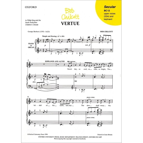 Chilcott, Bob - Vertue