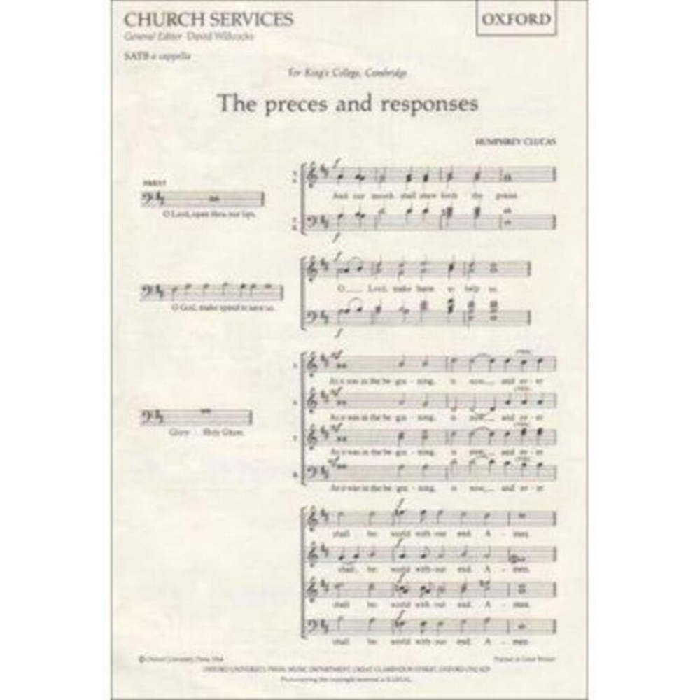 Clucas, Humphrey - The Preces and Responses