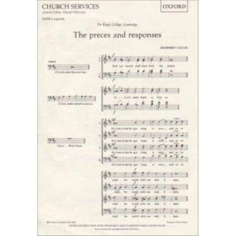 Clucas, Humphrey - The Preces and Responses