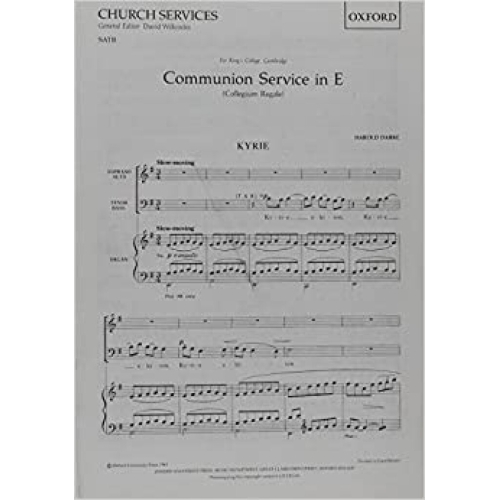 Darke, Harold - Communion...