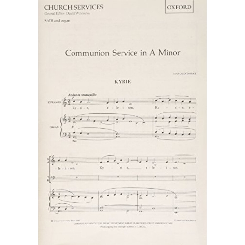 Darke, Harold - Communion...