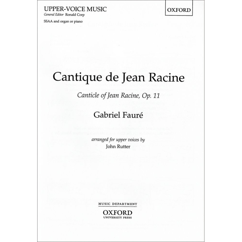 Faure, Gabriel - Cantique de Jean Racine