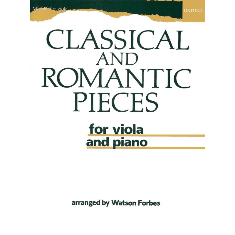 Forbes, Watson - Classical and Romantic Pieces for Viola