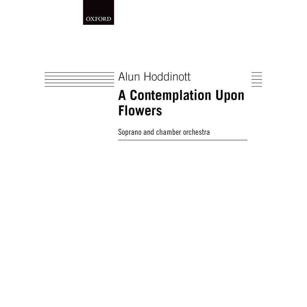 Hoddinott, Alun - A Contemplation Upon Flowers