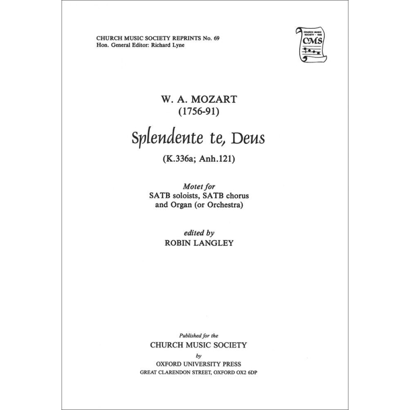Mozart, W.A - Splendente te, Deus