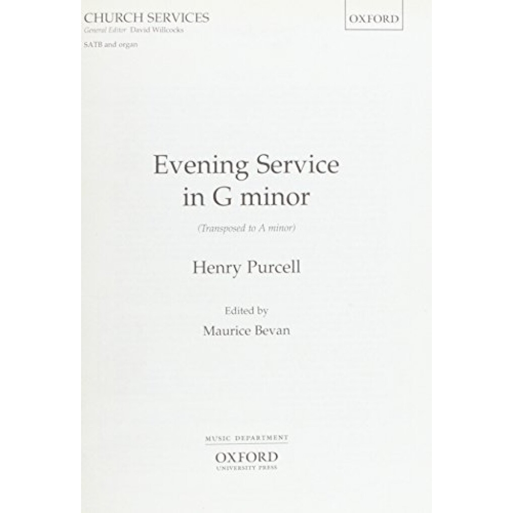 Purcell, Henry - Evening Service in G minor