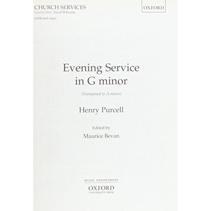 Purcell, Henry - Evening Service in G minor