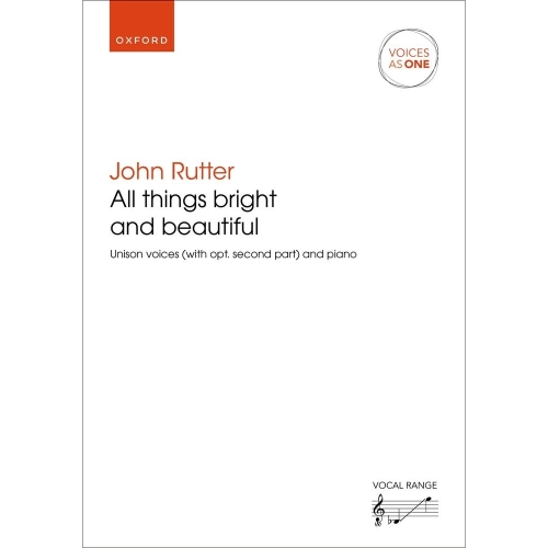 Rutter, John - All things bright and beautiful