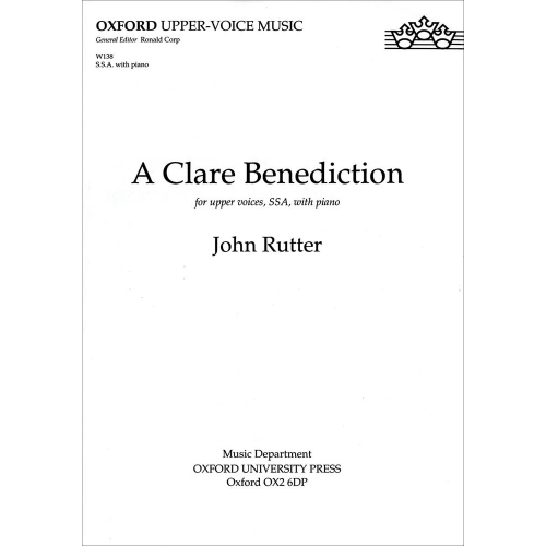 Rutter, John - A Clare...
