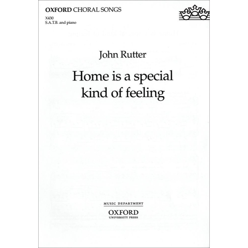Rutter, John - Home is a special kind of feeling