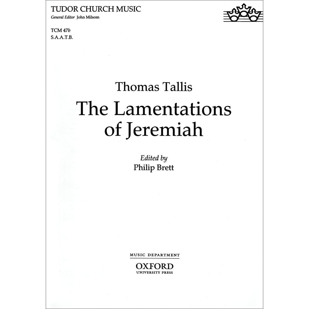 Tallis, Thomas - The Lamentations of Jeremiah