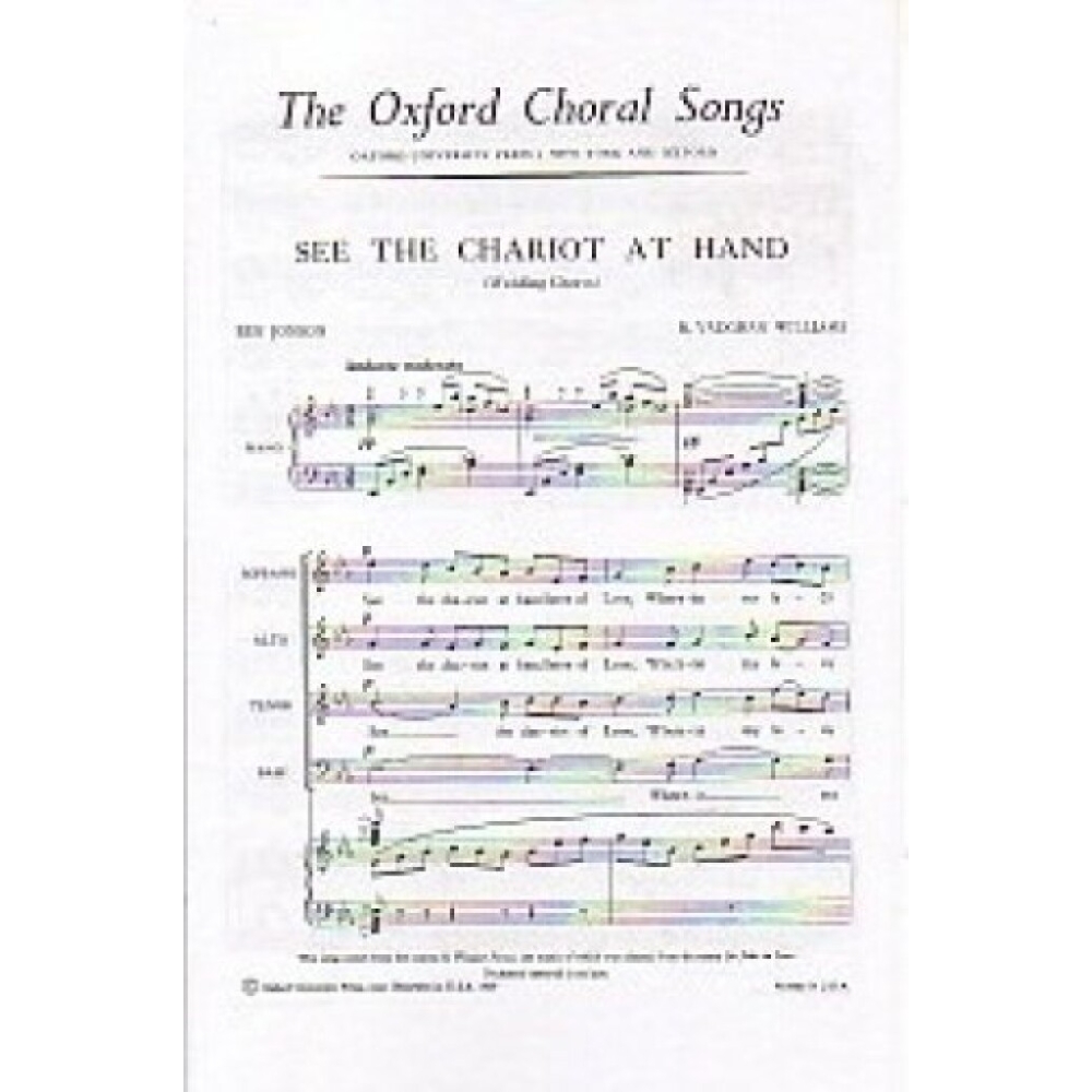 Vaughan Williams, Ralph - See the chariot at hand