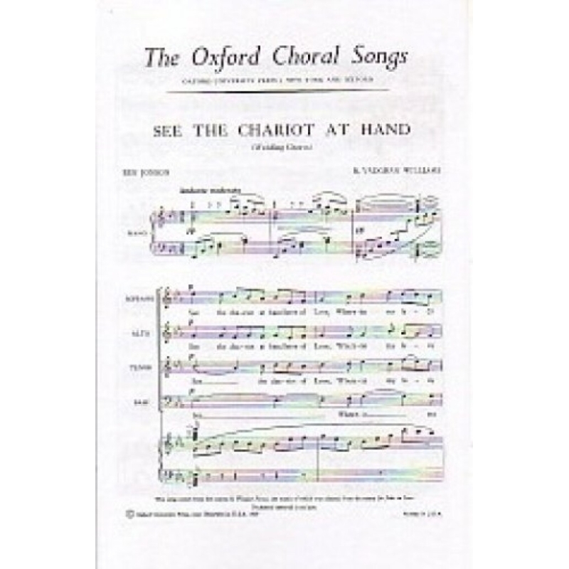 Vaughan Williams, Ralph - See the chariot at hand