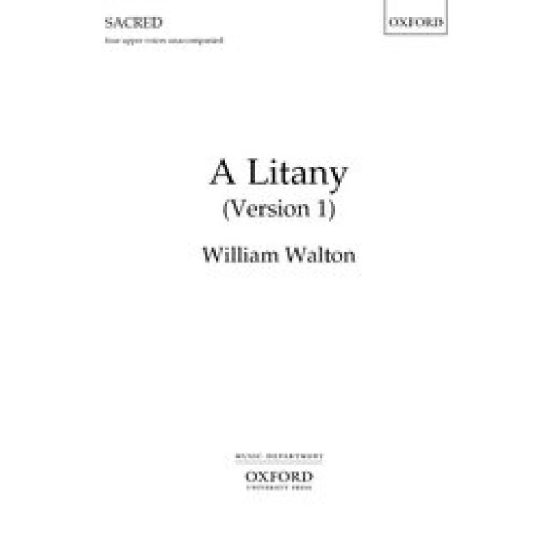 Walton, William - A Litany