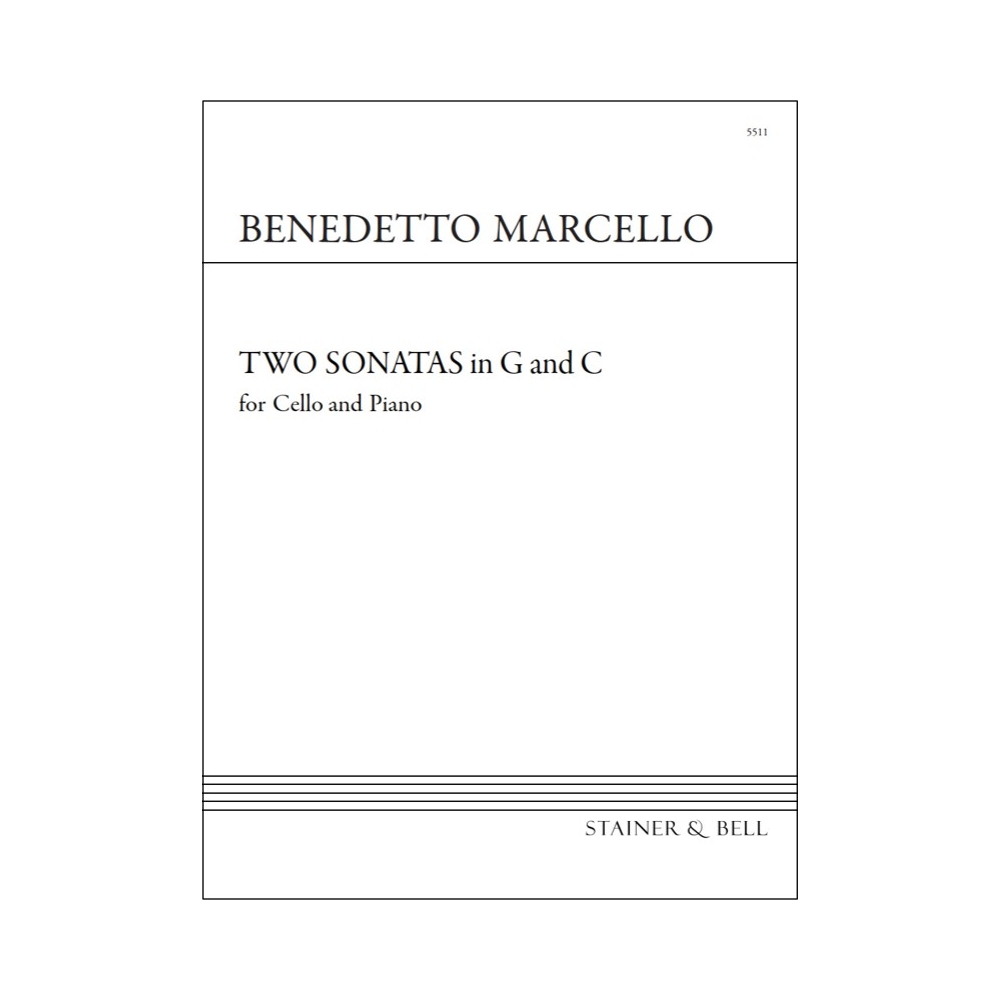 Marcello, Benedetto - Sonatas in G and C for Cello and Piano