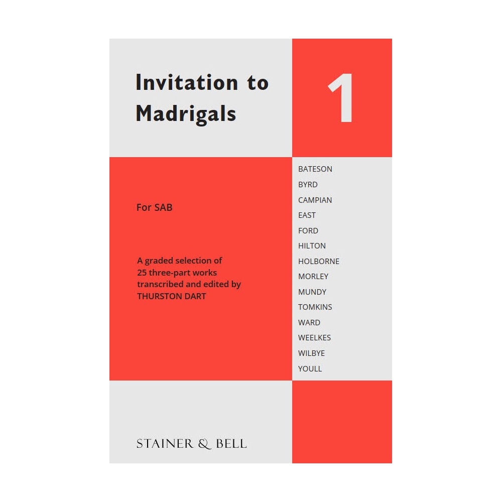 Dart, Thurston (ed) - Invitation to Madrigals Book 1