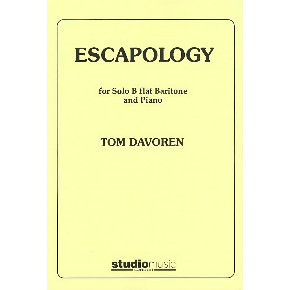 Davoren, Tom - Escapology for Baritone
