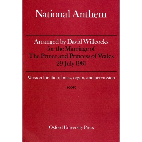 Willcocks, David - The National Anthem