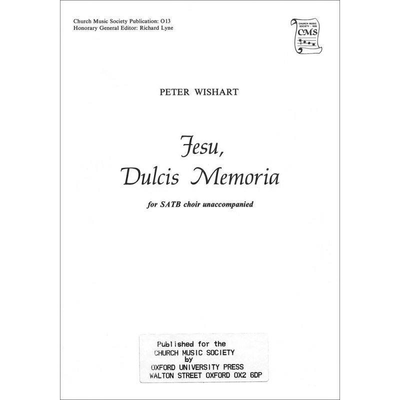 Wishart, Peter - Jesu, Dulcis Memoria