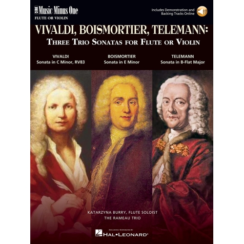 3 Trio Sonatas: Vivaldi, Boismorter and Telemann