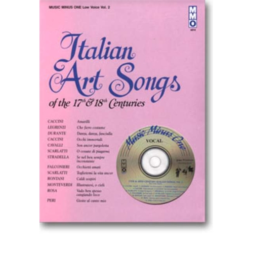 17th/18th century Italian Songs for low voice Vol.2
