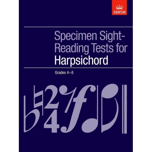 Specimen Sight-Reading Tests for Harpsichord, Grades 4-8