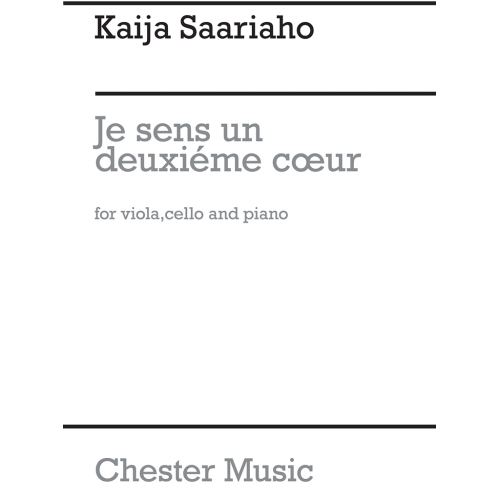 Saariaho, Kaija - Je Sens...