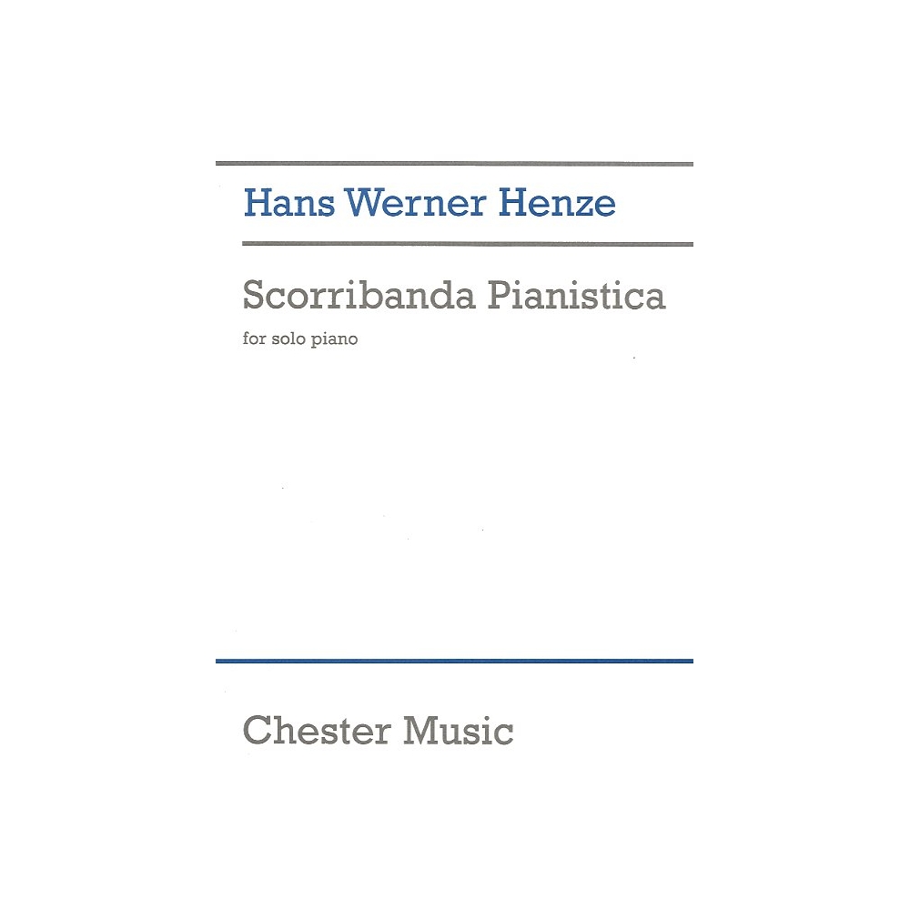 Henze, Hans Werner - Scorribanda Pianistica (Piano Solo)