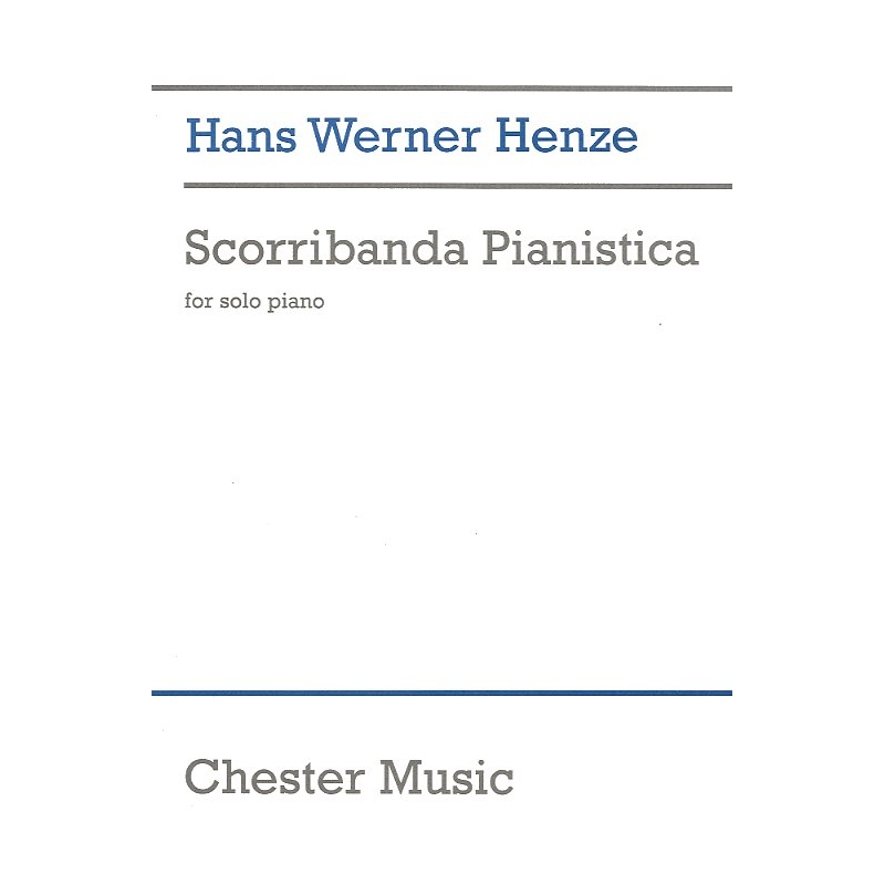 Henze, Hans Werner - Scorribanda Pianistica (Piano Solo)