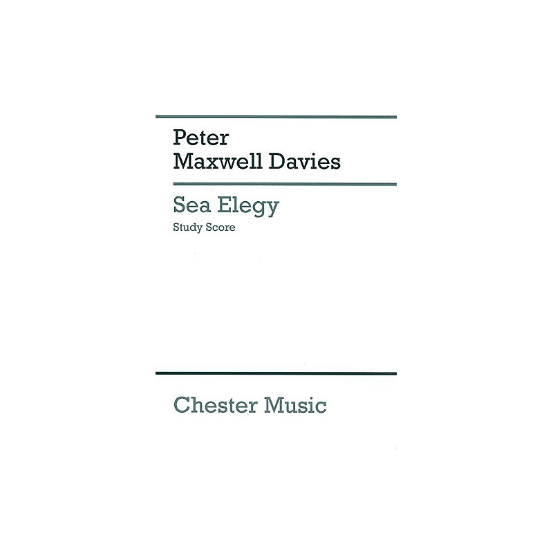 Davies, Peter Maxwell - Sea Elegy