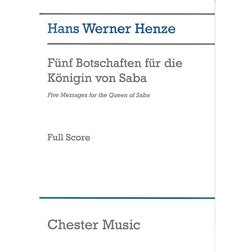Henze, Hans Werner - Five...