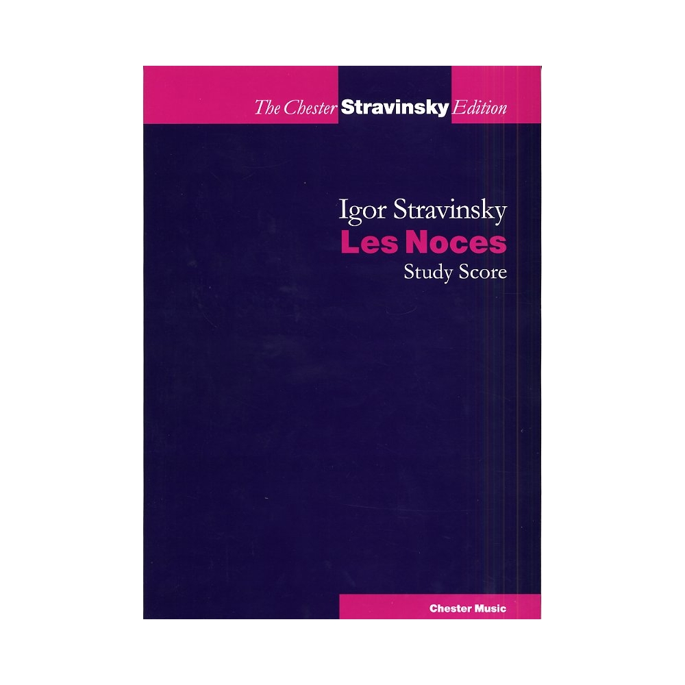 Stravinsky, Igor - Les Noces (Study Score)