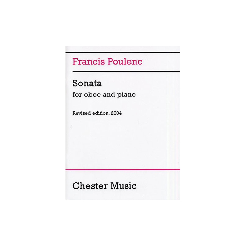 Poulenc, Francis - Sonata For Oboe And Piano