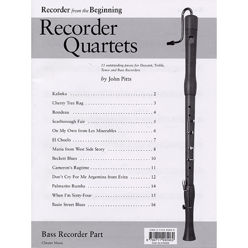 Recorder Quartets: Bass...