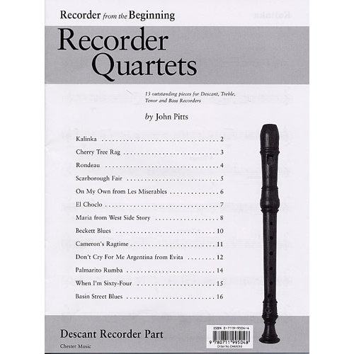 Recorder Quartets: Descant...