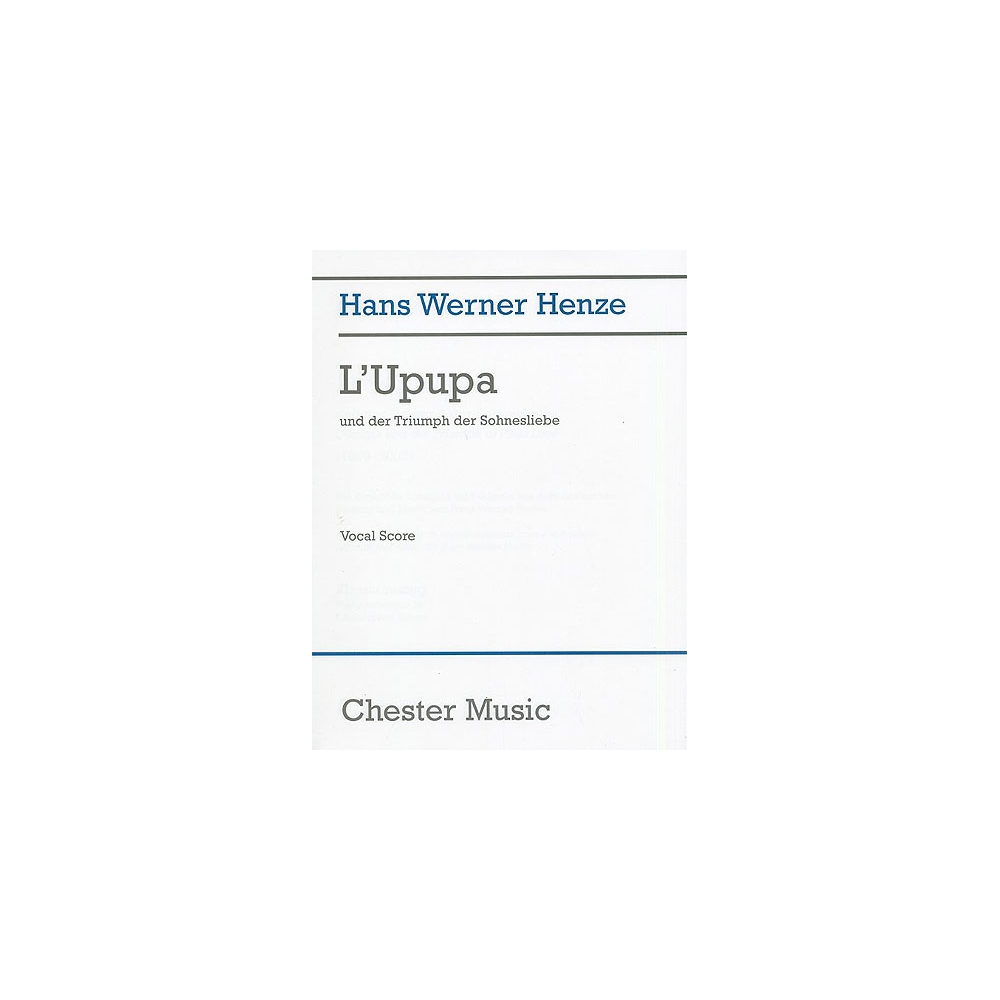 Henze, Hans Werner - L'Upupa Und Der Triumph Der Sohnesliebe