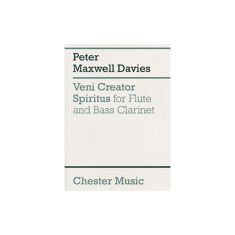 Davies, Peter Maxwell - Veni Creator Spiritus