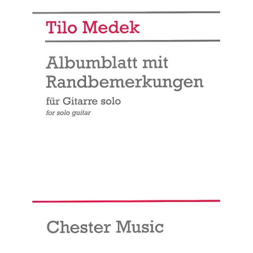 Medek, Tilo - Albumblatt...