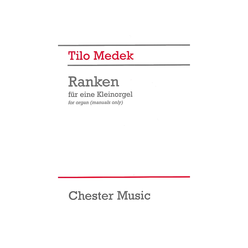 Medek, Tilo - Ranken For Organ Manuals