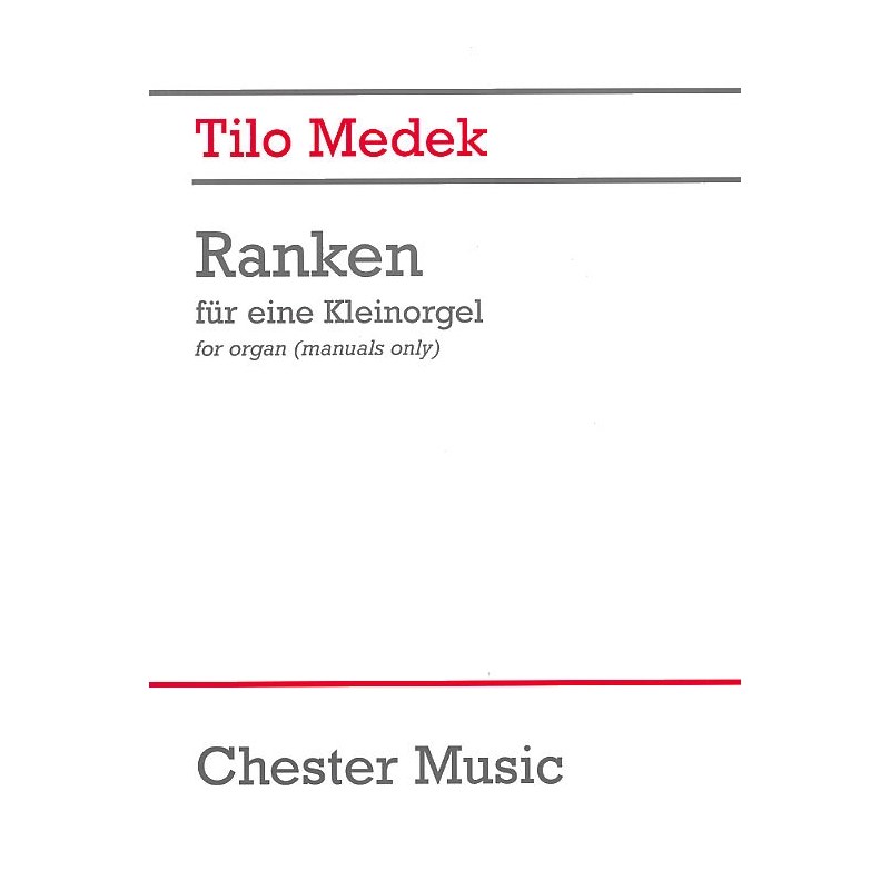 Medek, Tilo - Ranken For Organ Manuals