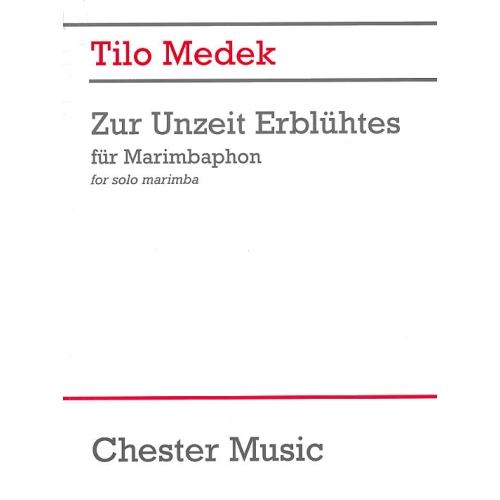 Medek, Tilo - Zur Unzeit...