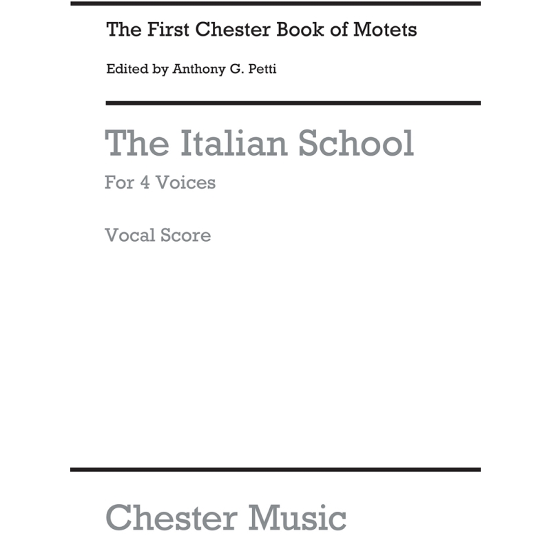 The Chester Book Of Motets Vol. 1