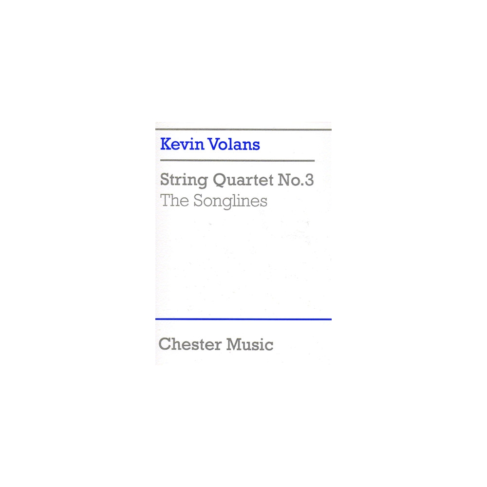 Volans, Kevin - String Quartet No.3 'The Songlines'