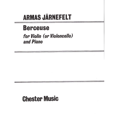 Järnefelt, Armas - Berceuse...