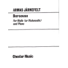 Järnefelt, Armas - Berceuse for Violin (Cello) and Piano
