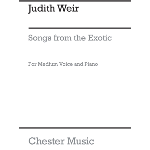 Weir, Judith - Songs From...