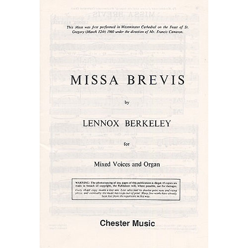 Berkeley, Lennox - Missa...