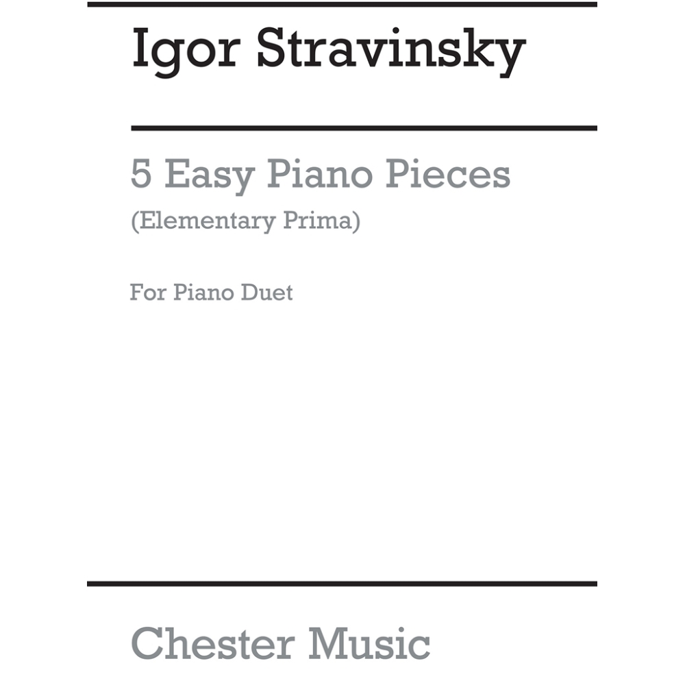 Stravinsky, Igor - 5 Easy Pieces