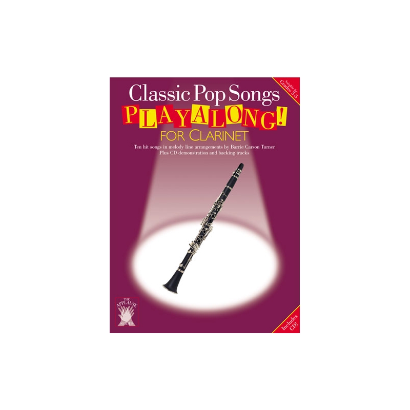 Classic Pop Songs Playalong For Clarinet